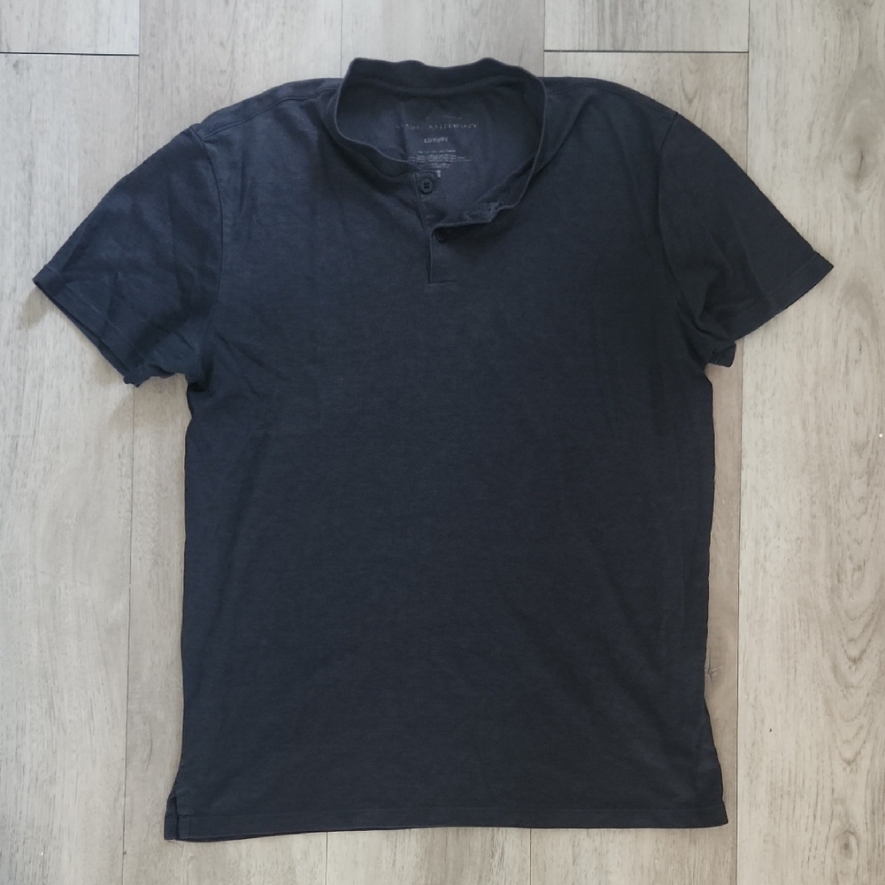 Men's Mark Anthony Luxury Black Shirt
